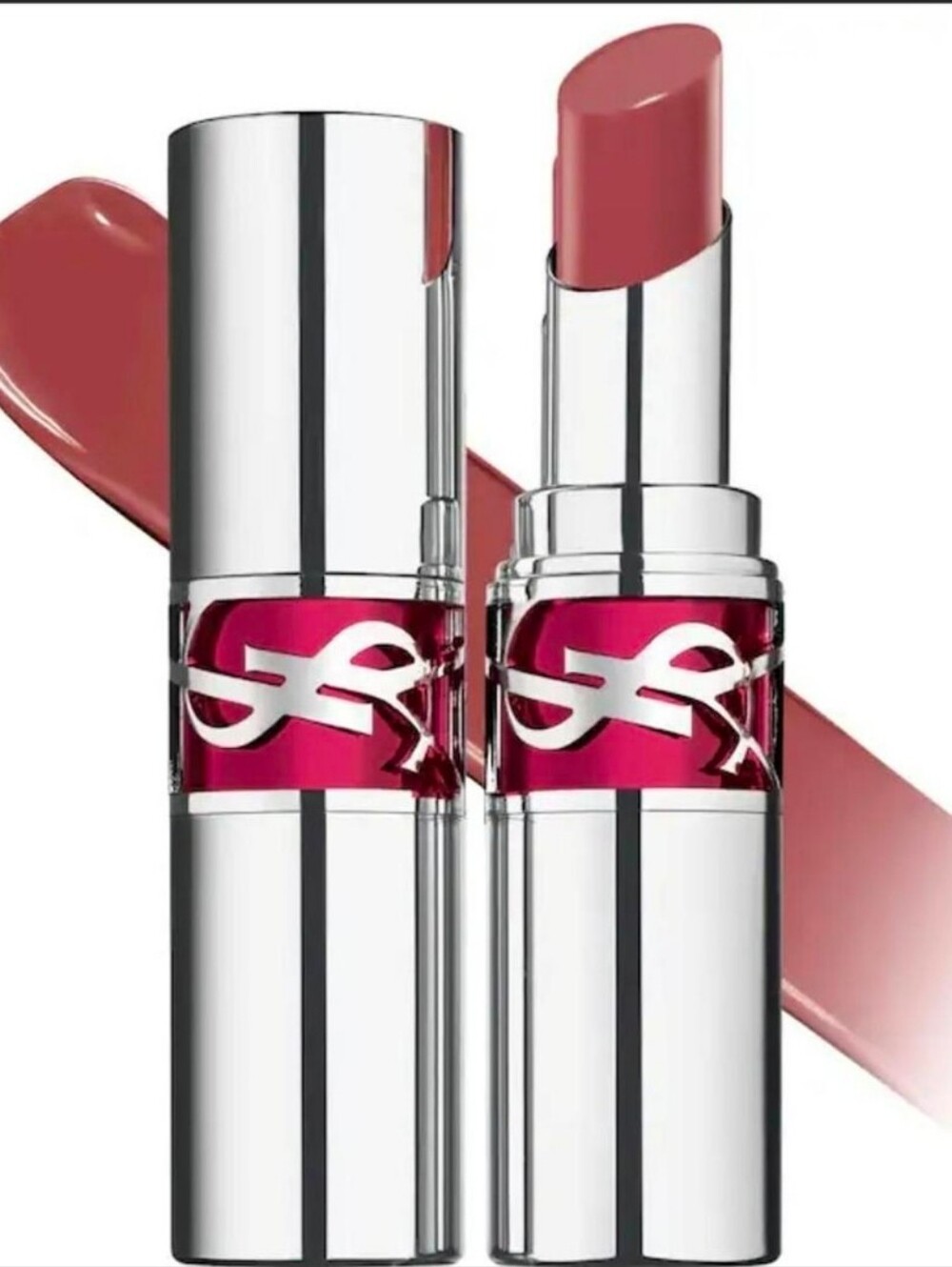NIB Viral TikTok YSL Loveshine Candy Glaze Lip Gloss Stick In Watermelon High